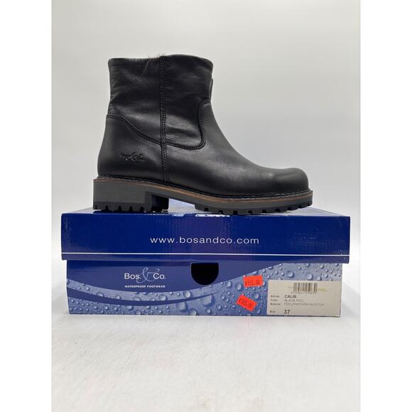 Bos. And Co. CALIB Women's NEW Zip-Up Boots Black EU Size 37 NIB - Picture 10 of 10